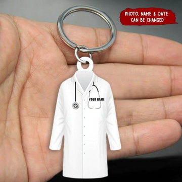 Nurse Costume - Personalized Acrylic Keychain