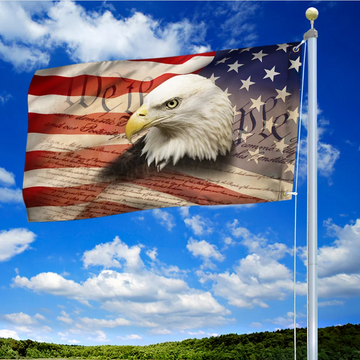 Patriot Flag We The People American Eagle - House Flag