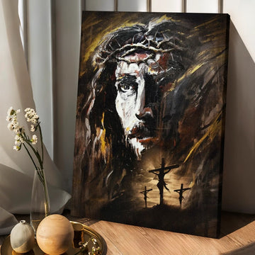 Unique Jesus, Jesus on the cross, The life of Jesus - Matte Canvas