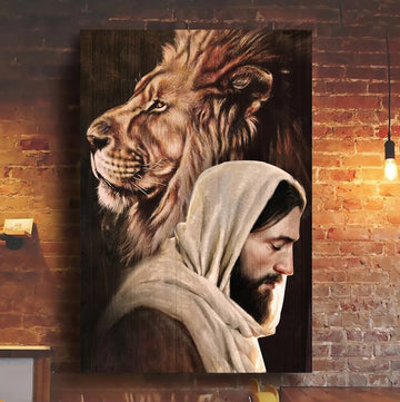 Jesus, Lion of Judah - Matte Canvas