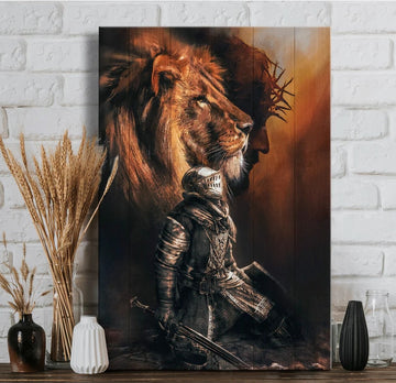 Jesus Christ, the Lion of Judah, Warrior of Christ - Matte Canvas