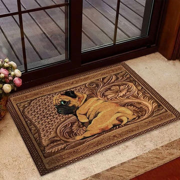 Welcome Mat Pug Home Decor - Doormat