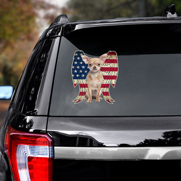 Chihuahua America Wing Decal