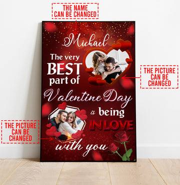 Couple Being In Love With You Personalized Poster