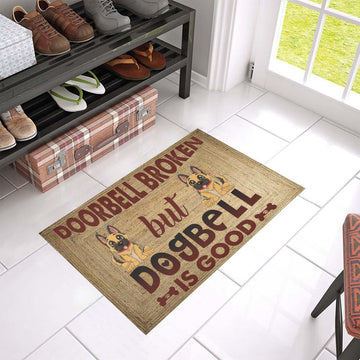 Dogbell Is Good German Shepherd Doormat
