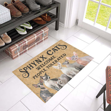 Sphynx Cat Welcome doormat