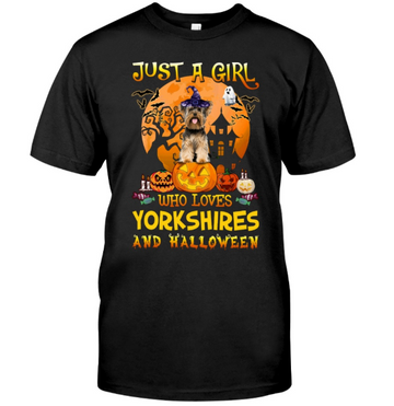 Just A Girl Loves Yorkshires And Halloween