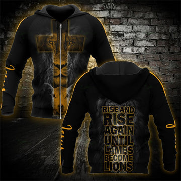 Rise And Rise Again Until Lambs Become Lions All Over Print Hoodie 19