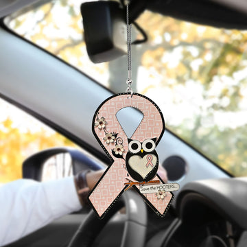 Breast Cancer FY191 NTQ251197 KVH Car Hanging Ornament