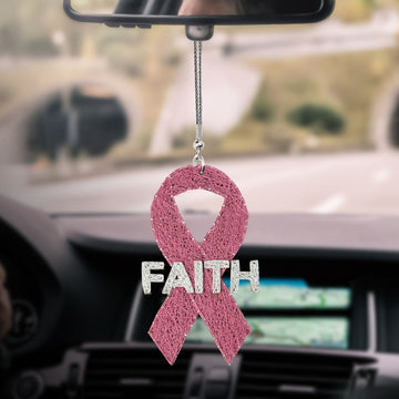 Breast Cancer FY190 NTQ251197 KVH Car Hanging Ornament