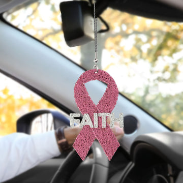 Breast Cancer FY190 NTQ251197 KVH Car Hanging Ornament