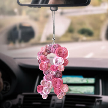 Breast Cancer FY165 NTQ251197 KVH Car Hanging Ornament