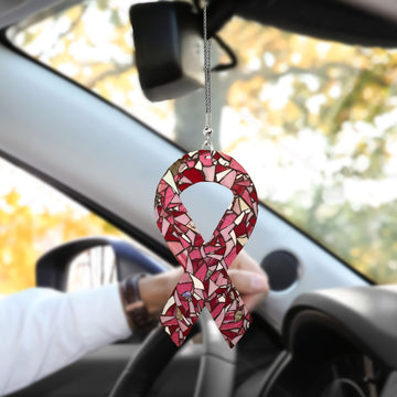 Breast Cancer FY164 NTQ251197 KVH Car Hanging Ornament