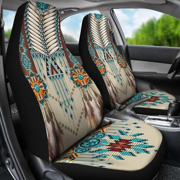 NATIVE AMERICAN PATTERN CAR SEAT COVERS
