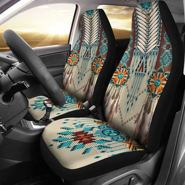 NATIVE AMERICAN PATTERN CAR SEAT COVERS