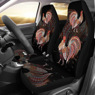 CHICKENS PATTERN SEAT COVERS