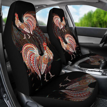 CHICKENS PATTERN SEAT COVERS
