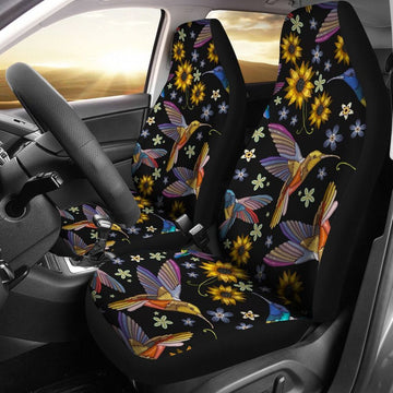 HUMMINGBIRDS COLORFUL SEAT COVERS