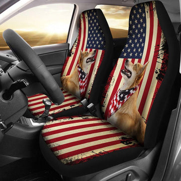 CORGI USA FLAG CAR SEAT COVERS