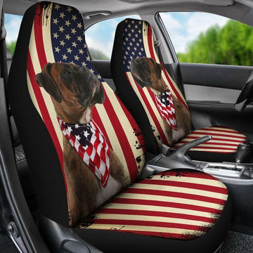 BOXER USA FLAG CAR SEAT COVERS