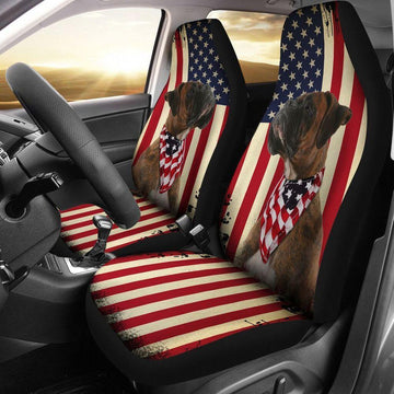 BOXER USA FLAG CAR SEAT COVERS