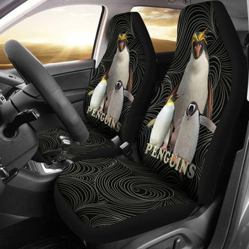 Penguins Mom and babies - Car seat covers