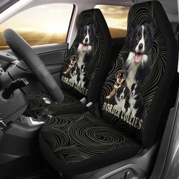 BORDER COLLIES TWISTED SEAT COVERS