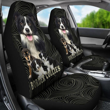 BORDER COLLIES TWISTED SEAT COVERS