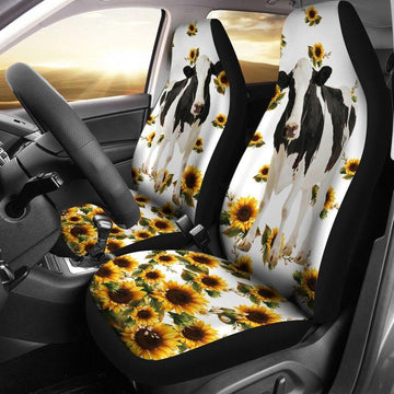 COW SUNFLOWER SEAT COVERS
