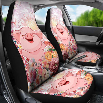 PIG FLOWER SEAT COVERS