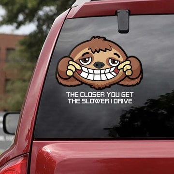 Sloth Slower Decal