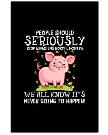 Pig people should seriously funny poster