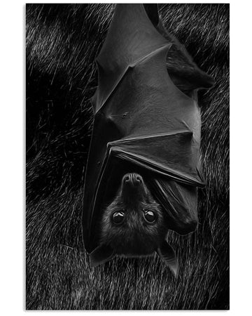 Black Bat Fur Texture poster