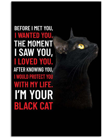 Black cat the moment, i'm your black cat poster