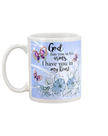 butterfly i have you in my heart Mug White 11Oz