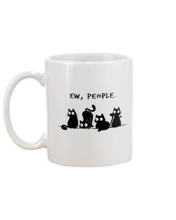 Cat Ew People Mug White 11Oz