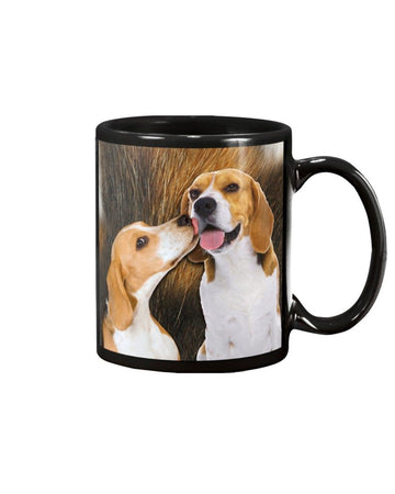 Beagle Perfect Couple Mug White 11Oz