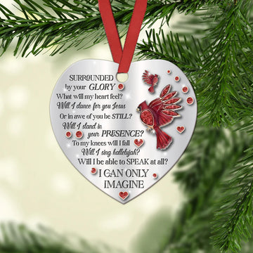 Jewelry Cardinal i can only imagine Ceramic Ornament