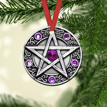 Jewelry Witch Wicca Symbol Ceramic Ornament
