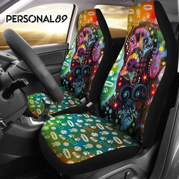 Labrador Retriever Colorful Car Seat Covers