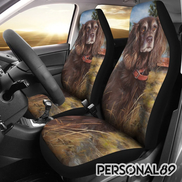 Boykin Spaniel Vintage Country Car Seat Covers