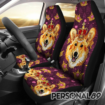 Corgi Lover Cute King Car Seat Covers