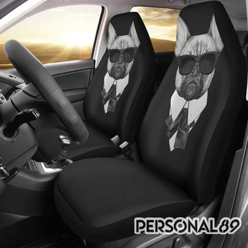 French Bulldog Mafia  Car Seat Covers