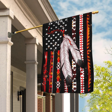 Feather Native American - House Flag