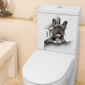french_bulldog Toilet Sticker