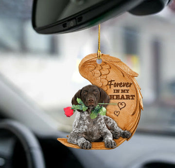 German Shorthaired Pointer forever in my heart GSP lover  two sided ornament