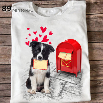 Border Collie The Box Mail Of Love-Standard T-Shirt