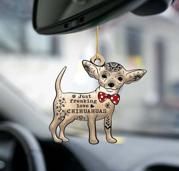 Chihuahua freaking love chihuahua lovers  two sided ornament