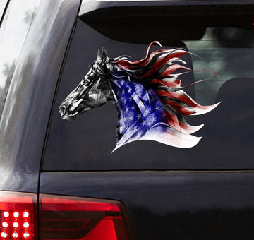 Independence day Horse proud horse lovers - Decal