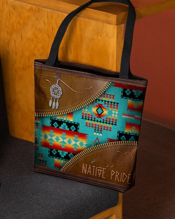 Native Pride Native American Pattern - Tote Bag